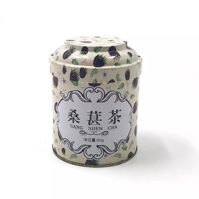La impresión de la categoría alimenticia del diseño hermética alrededor de Matte Tins Custom Coffee Tin negro puede