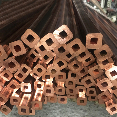 Tubo de bobina de cobre recto puro C11000 C12200 0.8mm / 1mm