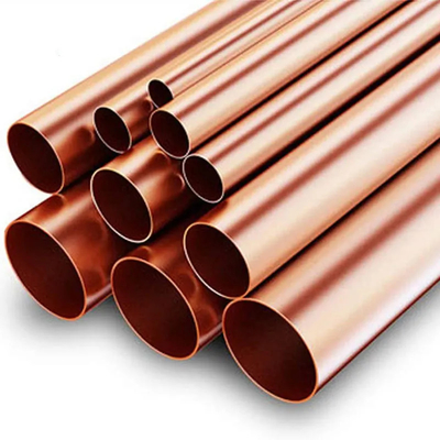 Tubo de bobina de cobre recto puro C11000 C12200 0.8mm / 1mm
