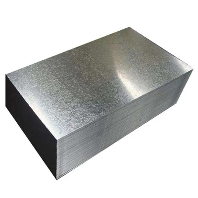 2 mm DX51D Placa plana galvanizada ancho personalizable