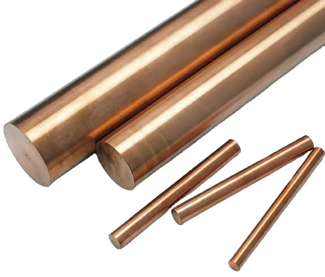 Varilla de barras de cobre de pureza del 99,9% pulida personalizada 6 mm 8 mm