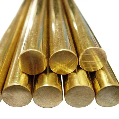 C2600 C2800 Varilla de cobre de latón puro redonda plana brillante
