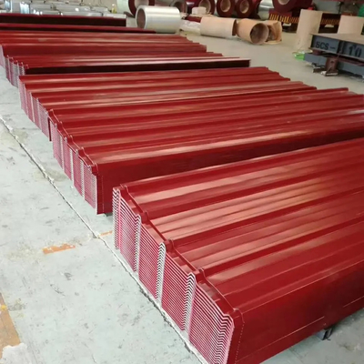 Rojo Ppgi Prepintado de acero galvanizado 0,4 mm Ppgl Color revestido