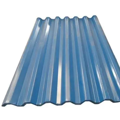 Hoja PPGI Plata Azul Hoja de techo galvanizado corrugado Z275