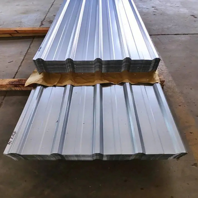 Hoja PPGI Plata Azul Hoja de techo galvanizado corrugado Z275